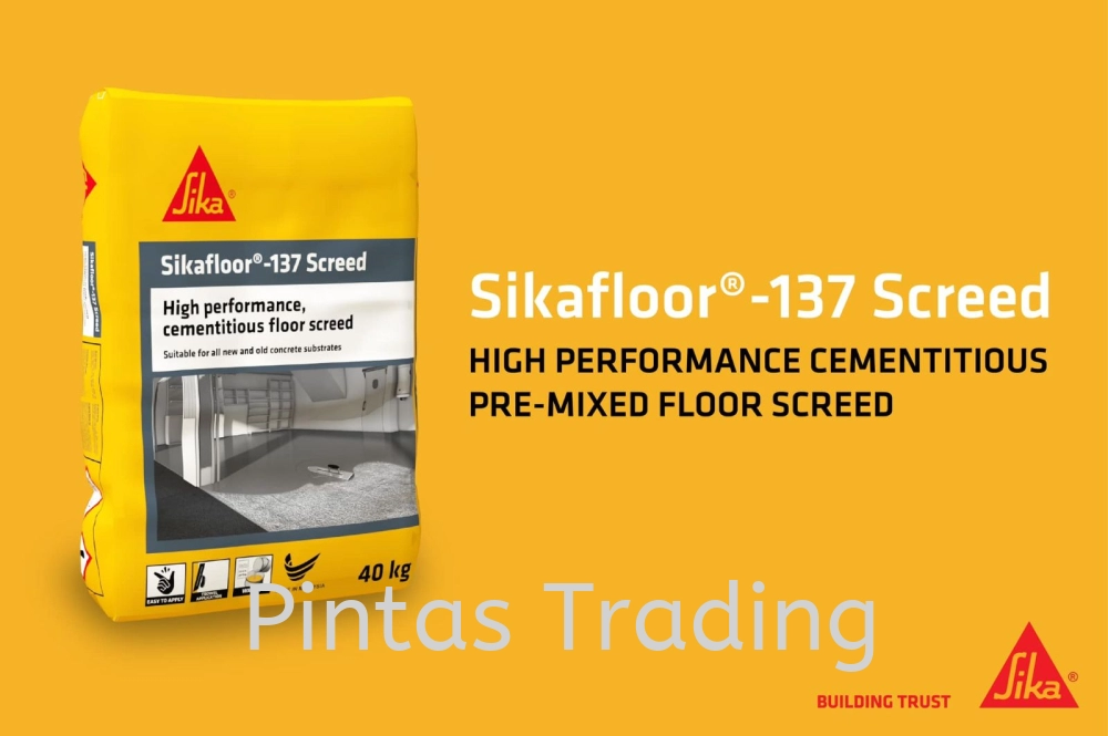 Sikafloor 137 Screed | Durable, High Quality Cementitious Premixed Floor Screed for Old & New Concrete Floor