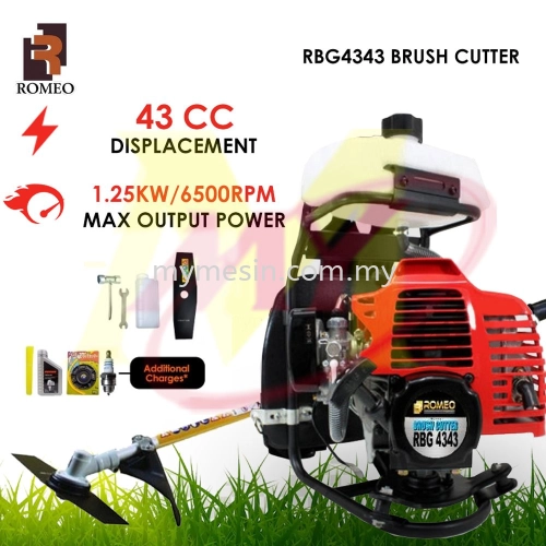 ROMEO RBG4343 Backpack Brush Cutter 2 Stroke Mesin Rumput 43cc [Code:10200]