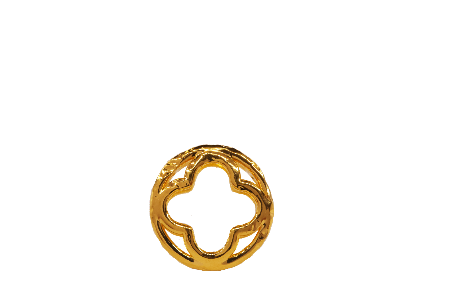 916/22K GOLD CLOUDY FLOWER BEAD