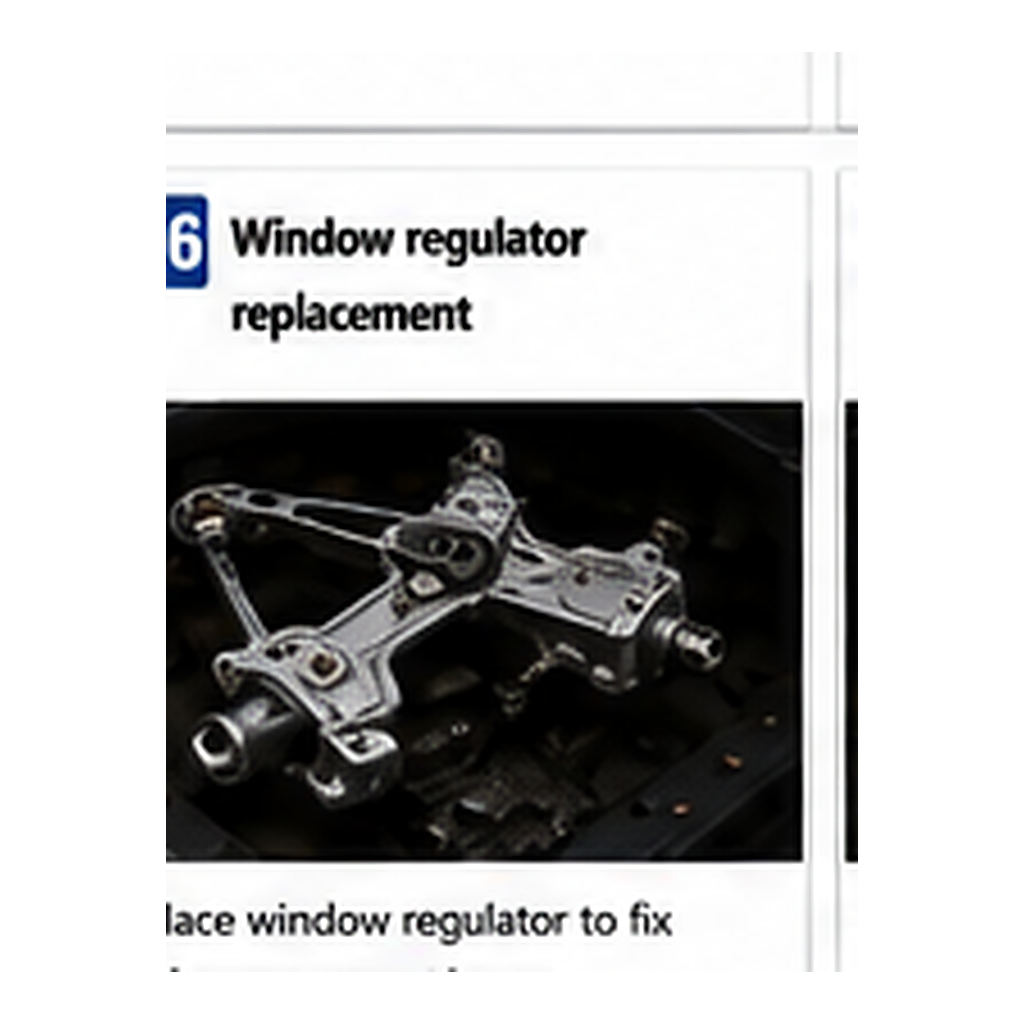 Window Regulator Replacement