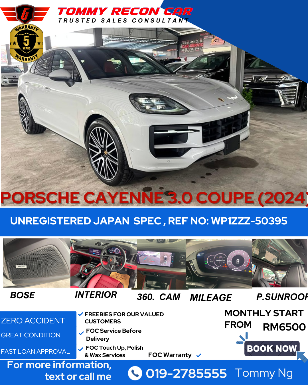 2024 PORSCHE CAYENNE 3.0 COUPE FACELIFE