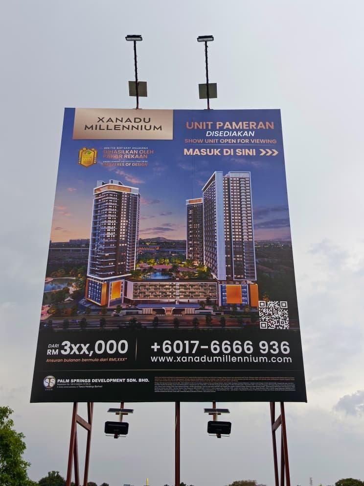 GPLEX OUTDOOR ALUMINIUM BILLBOARD WITH FRAME