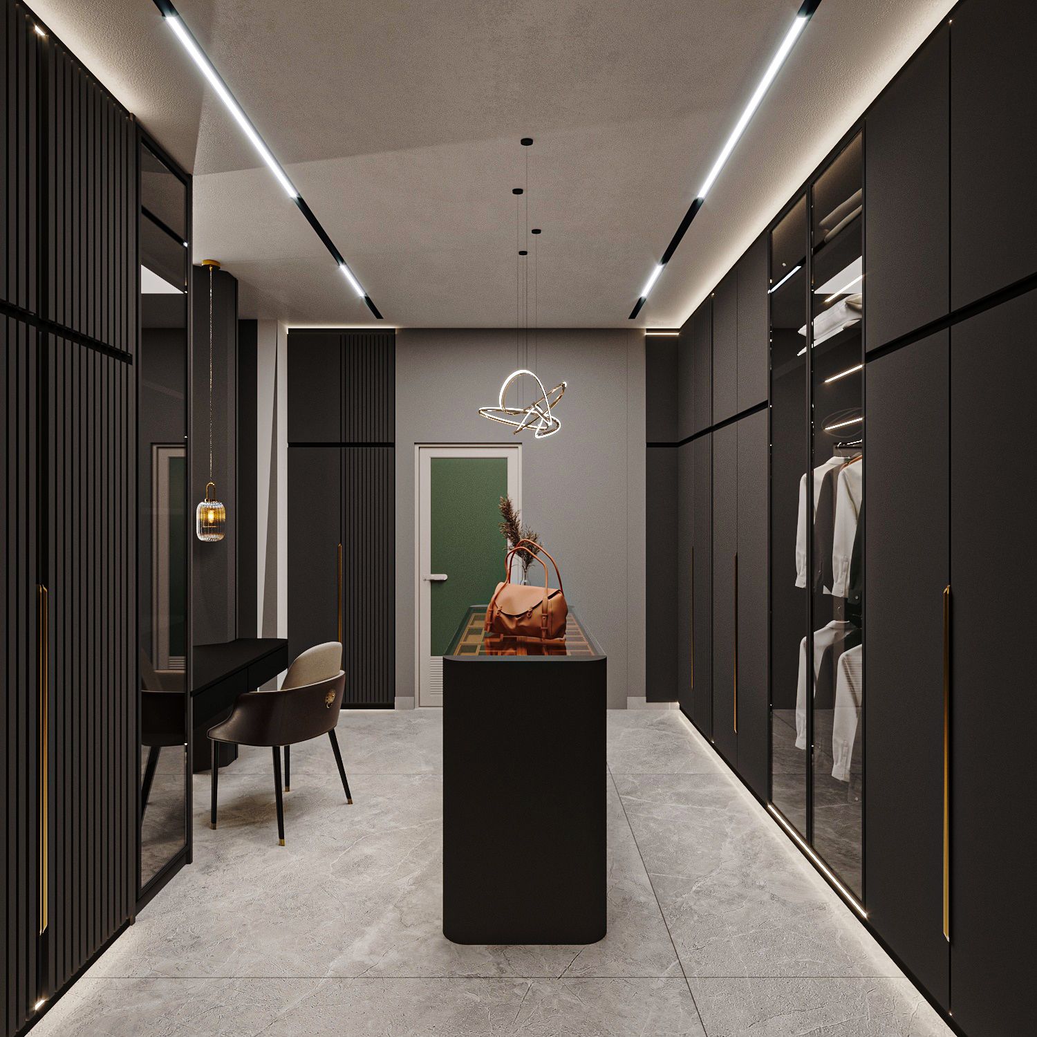 WALK IN CLOSET - SILVER - LTH 