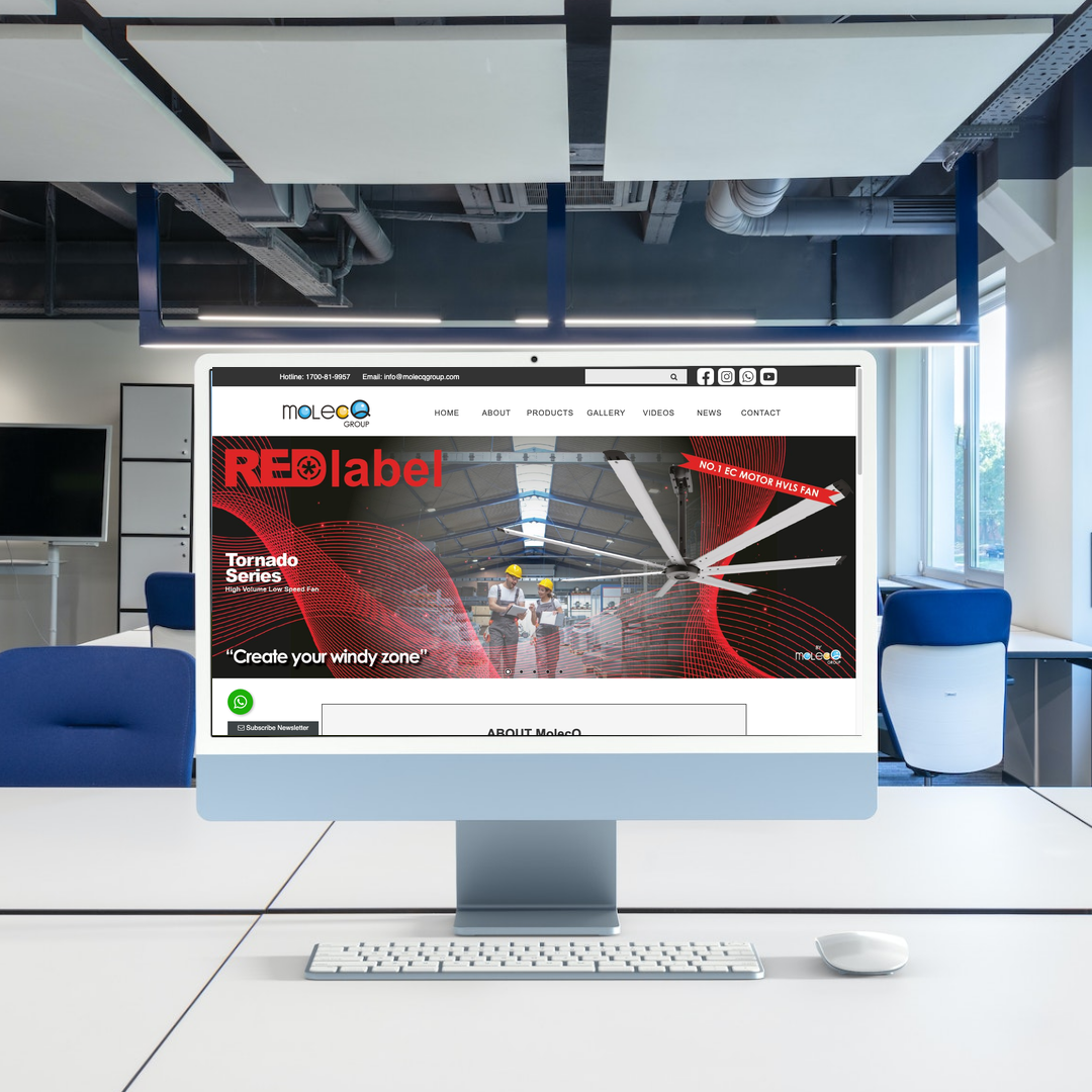 MOLECQ SDN BHD Website Design & SEO Case Study | Bathroom & Kitchenware Supplier in Kuala Lumpur