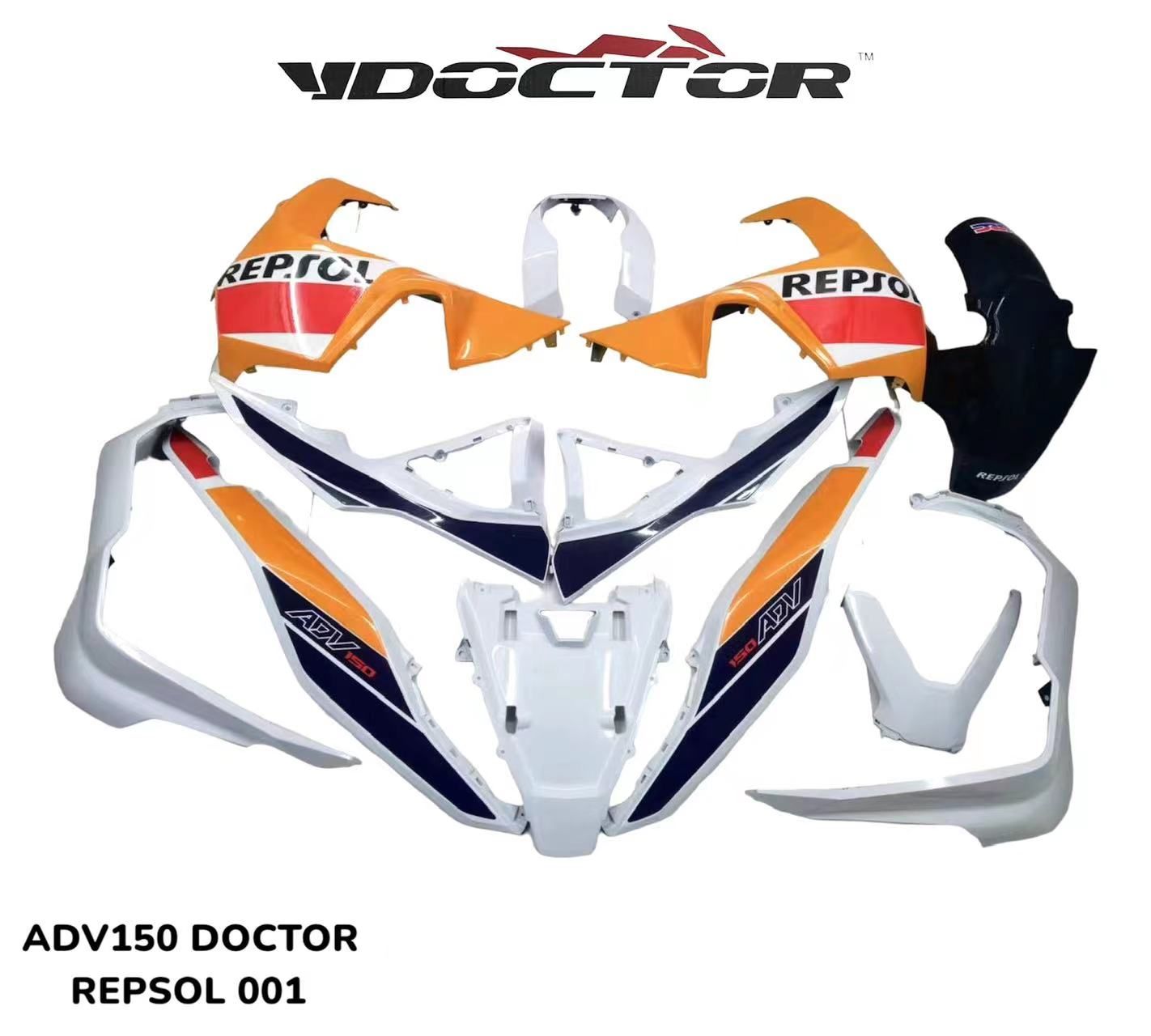 ADV150 Doctor Siap Tanam Cover Set Motor ( 8 Design )