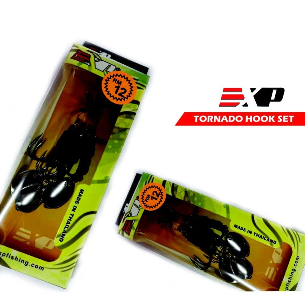 EXP HOOK SET  Soft Rubber Frog 