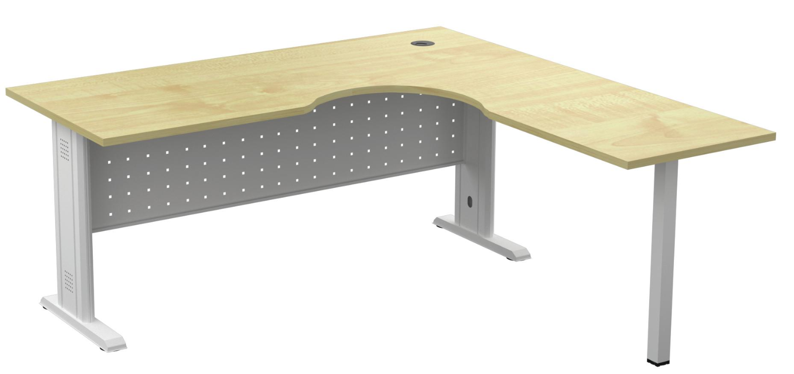 L-Shape Desk (Mono Leg)