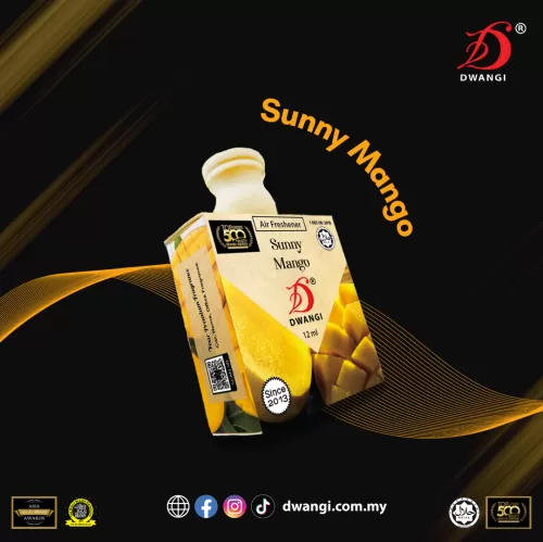 Dwangi Air Freshener Car Perfume Sunny Mango 12ml