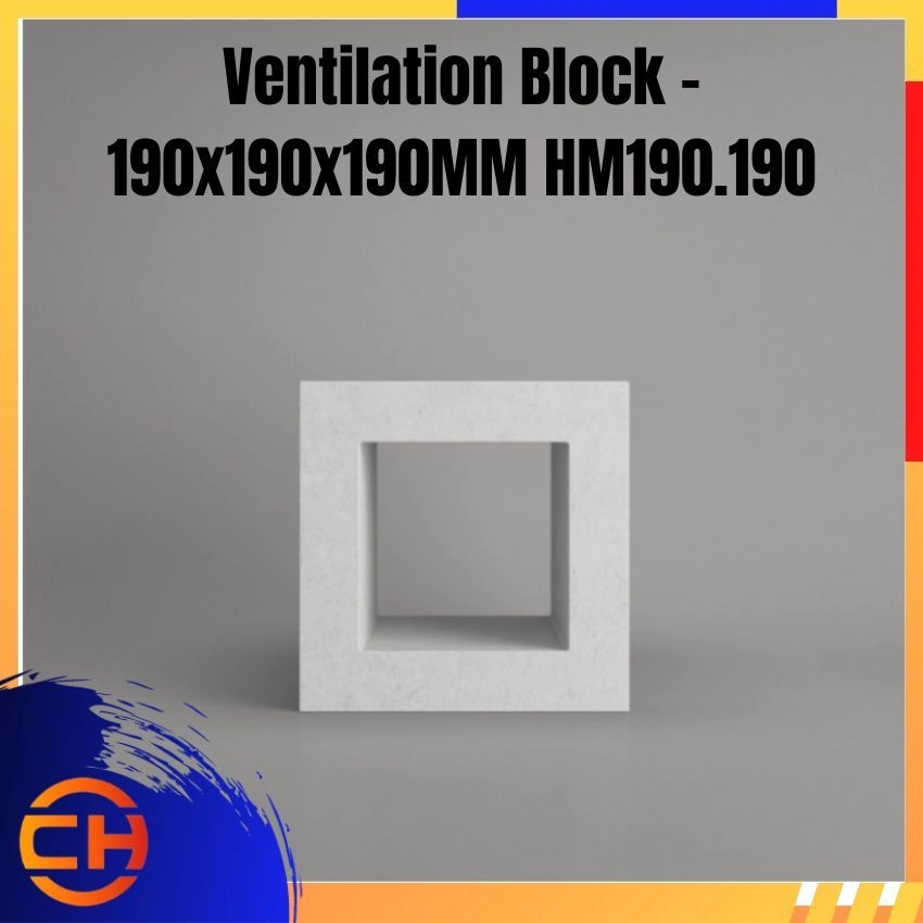 Ventilation Block - 190x190x190MM HM190.190