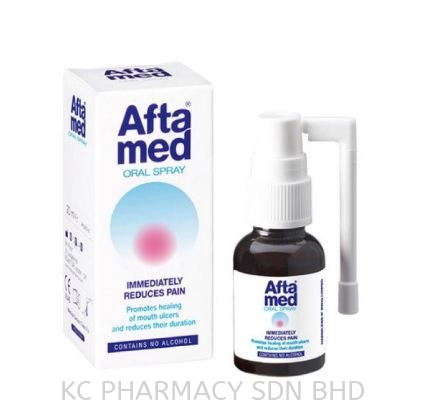 AFTAMED ORAL SPRAY FOR MOUTH ULCER 20ML (EXP:11/2025)