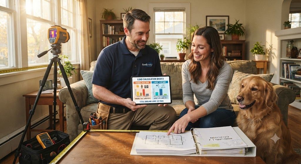 HVAC sensible and latent load calculation basics