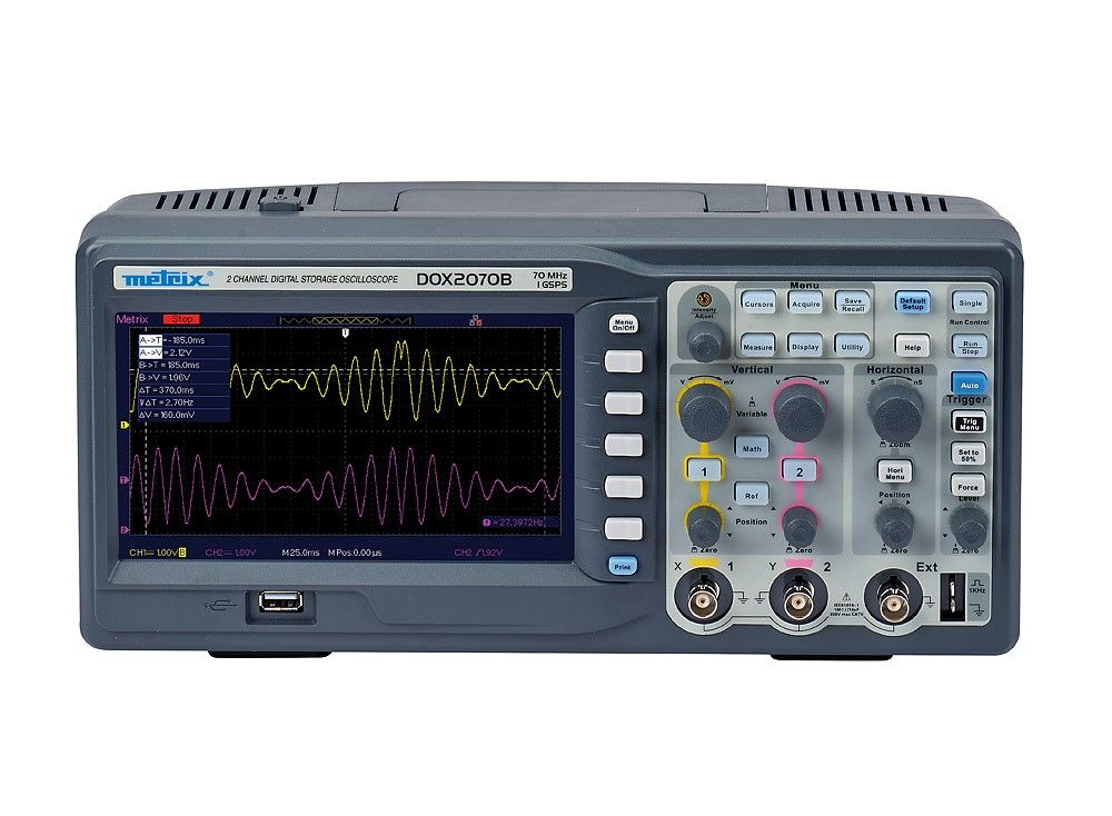Metrix DOX2070B 2-Channel Benchtop Digital Oscilloscope
