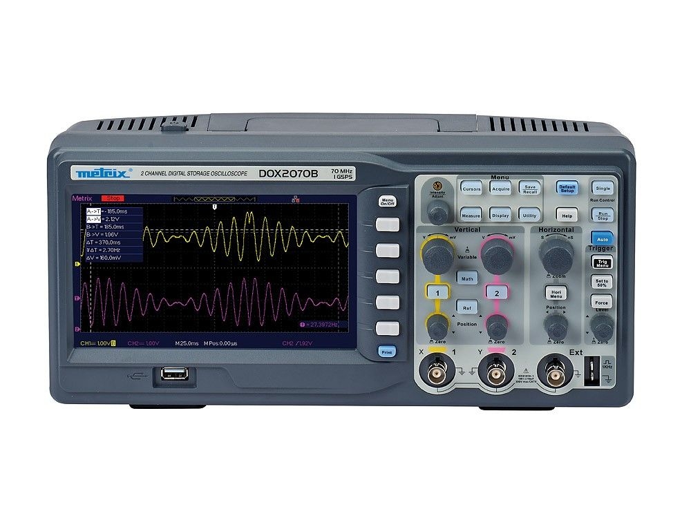 Metrix DOX2070B 2-Channel Benchtop Digital Oscilloscope