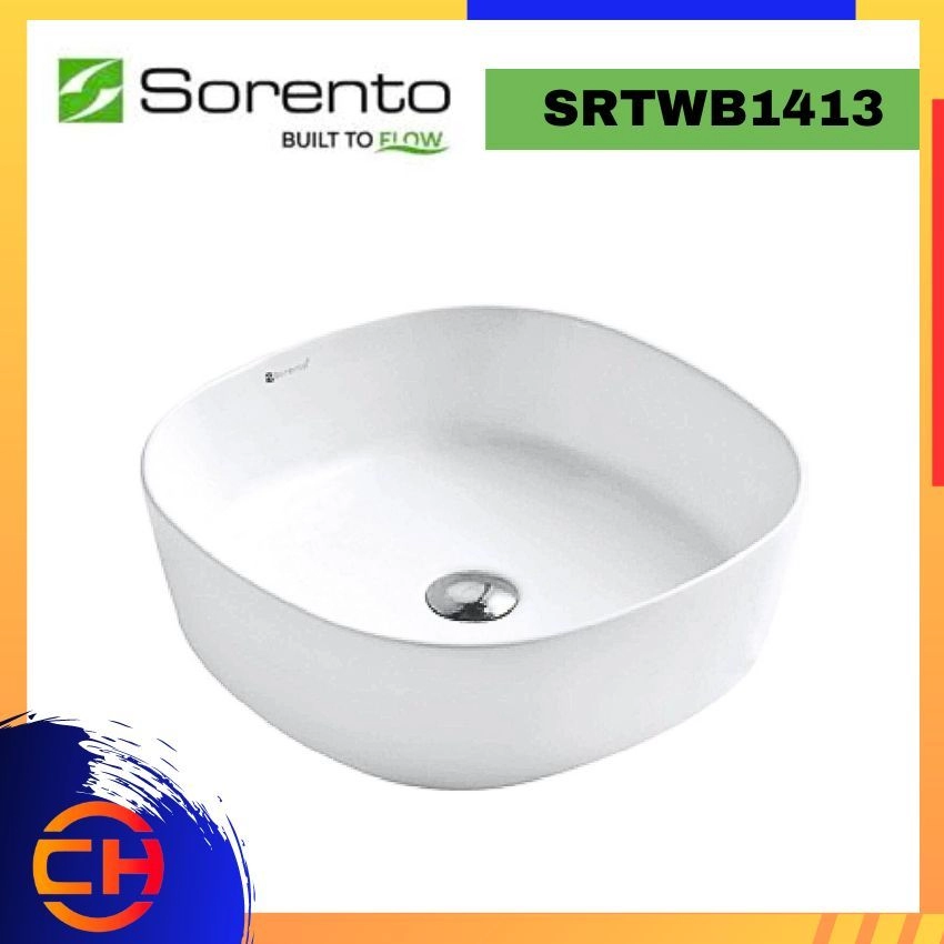 SORENTO ULTRA THIN EDGE BASINS SRTWB1413 ( L440xW440xH135mm ) 