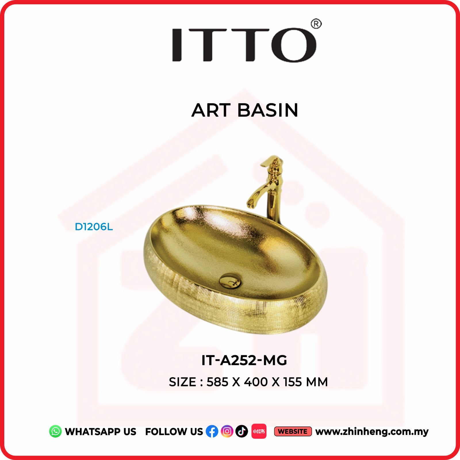 ITTO ART BASIN IT-A252-MG