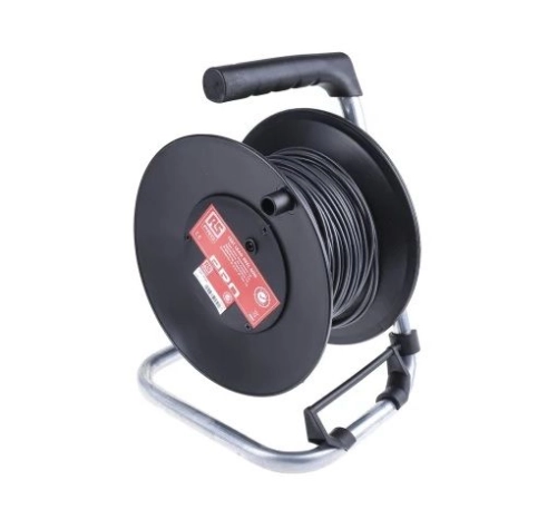  125-3743 - RS PRO Black Test Lead Extension Reel, 50m Cable Length, CAT II 1000 V safety category