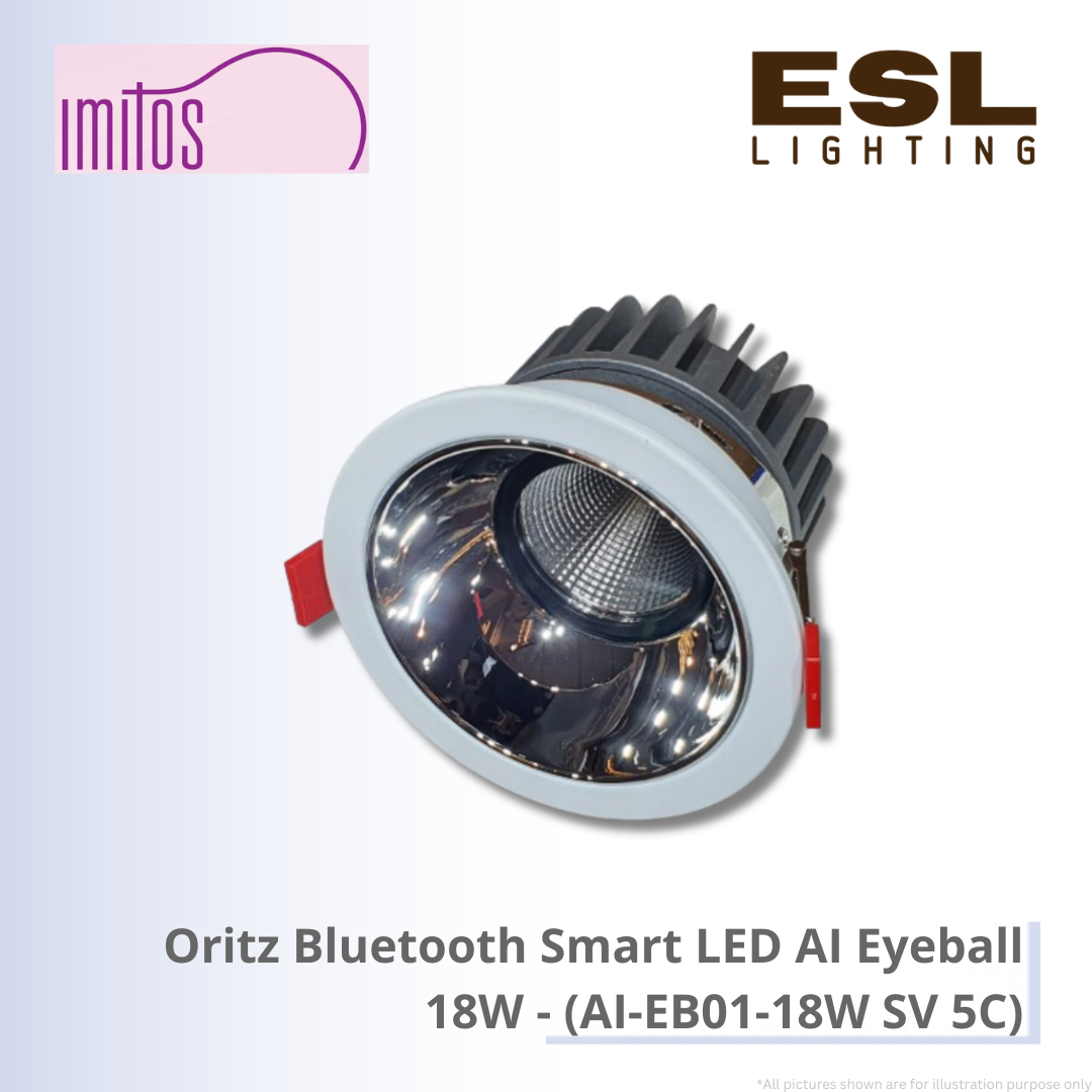 IMITOS Oritz Bluetooth Smart LED AI Eyeball 18W - AI-EB01-18W SV 5C
