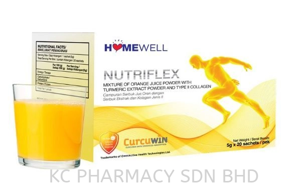 (HOT PRODUCT) HOMEWELL NUTRIFLEX COLLAGEN TYPE II -5GX20'sachets (FOR JOINT PAIN) 