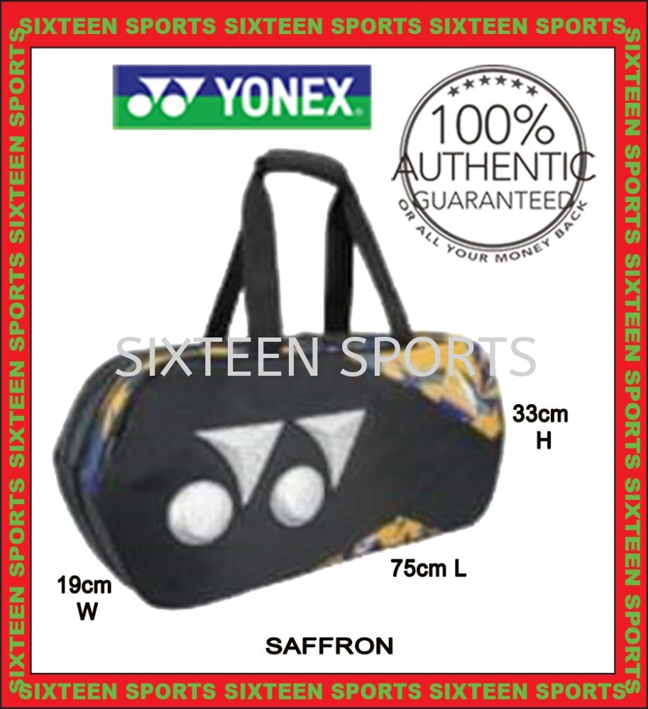 Yonex 3D Tournament Bag 22931WT ( Saffron)