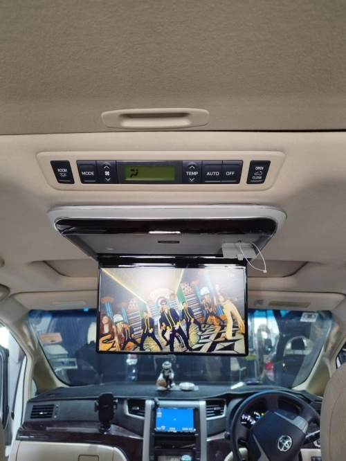 Toyota Vellfire Alphard anh20 14" fhd hdmi usb mp4 roof led monitor - YEE KONG TRADING SDN BHD