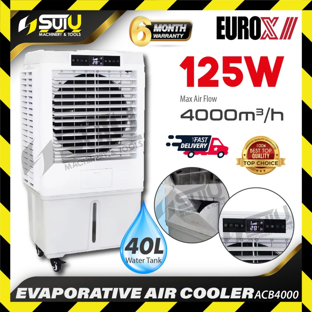 EUROX ACB4000 40L Evaporative Air Cooler 125W