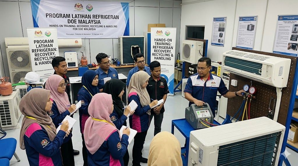refrigerant training program DOE Malaysia