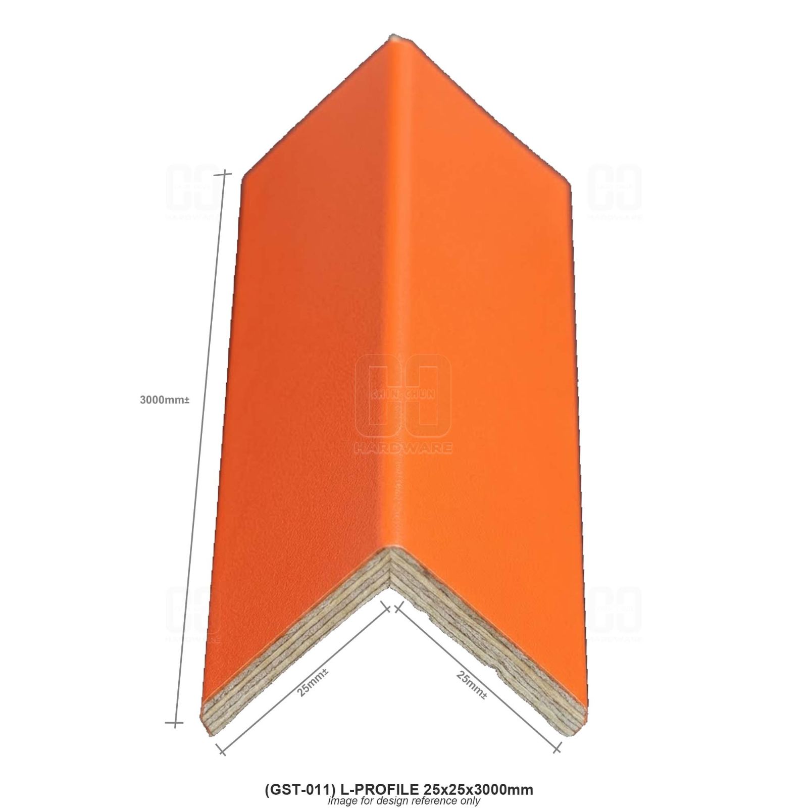 (GST-011) L-PROFILE 25x25x3000mm
