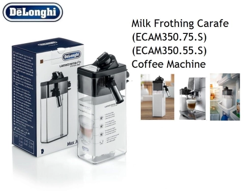 Delonghi Milk Frothing Carafe (ECAM350.75.S . ECAM350.55.S) DLSC012