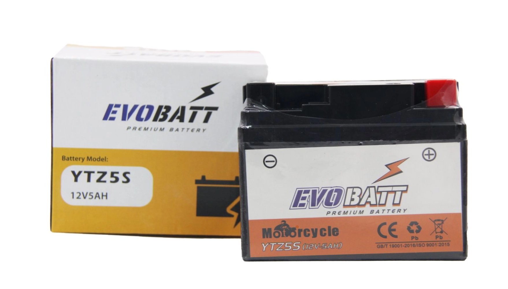 Evobatt YTZ5S Motorcycle Battery