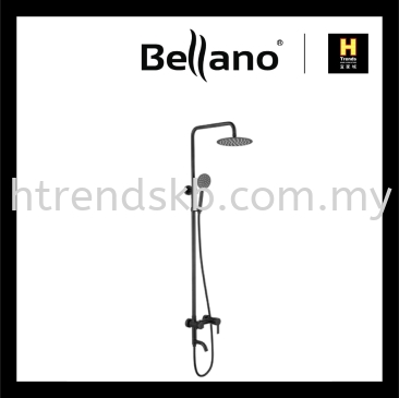 Bellano 3Way Exposed Mixer (Round-Black) BLN-5132R-BK