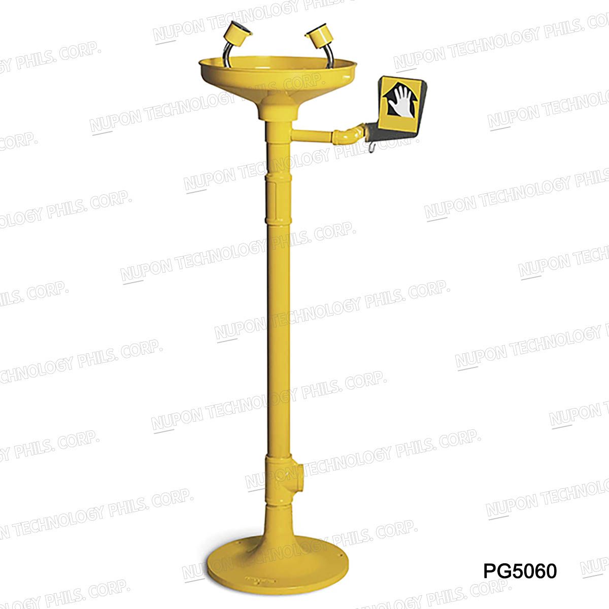 ABS BOWL Pedestal Mounted Eyewash Without Foot Pedal ; MODEL:PG 5060