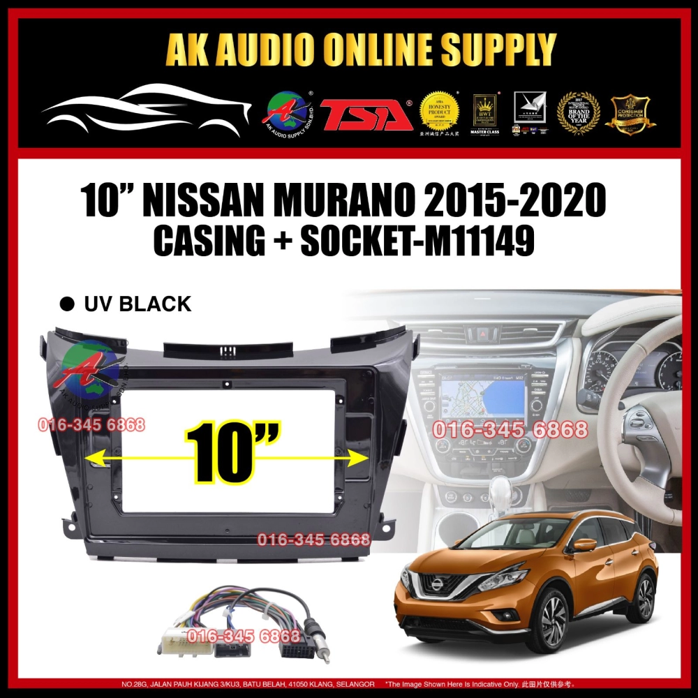 🎁Free AHD Camera 🎁 8Ram + 128GB DSP 4G Carplay ◾ TSA Nissan Murano 2015 - 2020 Android 10'' inch TS10 Car Player Monitor