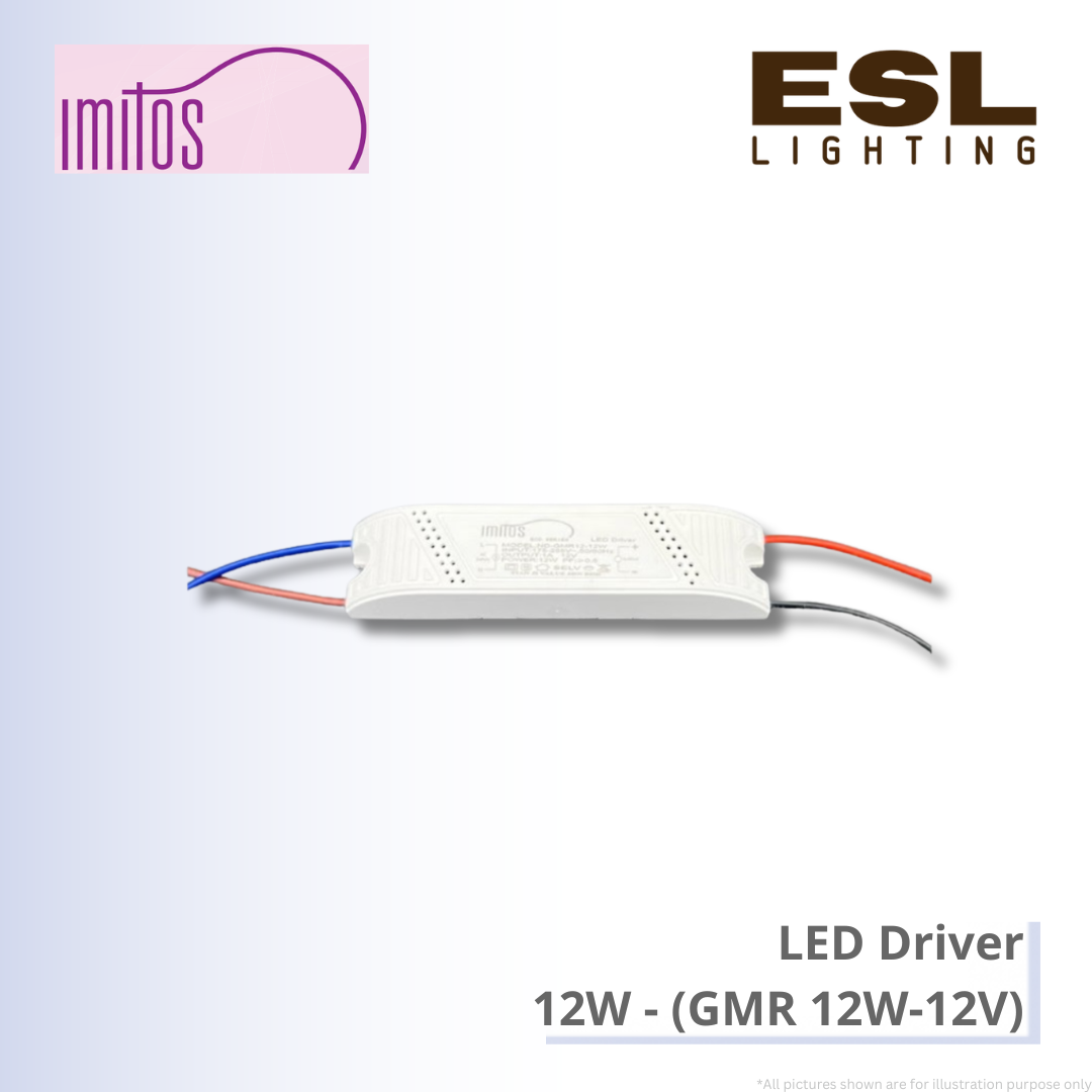 IMITOS LED Driver 12W - GMR 12W-12V