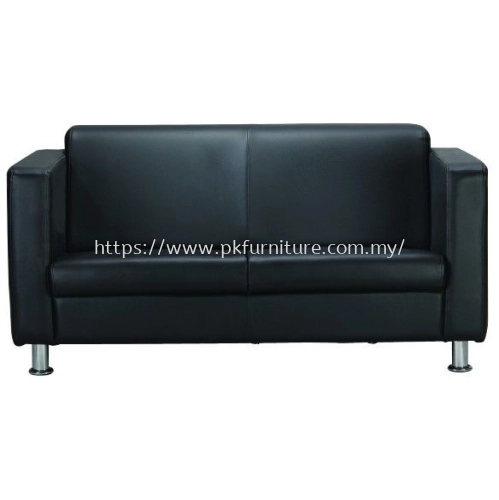 Leather Office Sofa - LOS-002-2S-L1 - Simple - 2 Seater Sofa