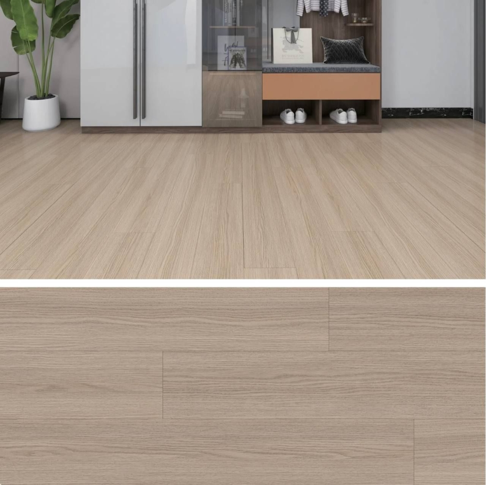 Queens Floor LVT Flooring STANDARD (Fiberglass Core) QVG107-04 GREIGE WALNUT