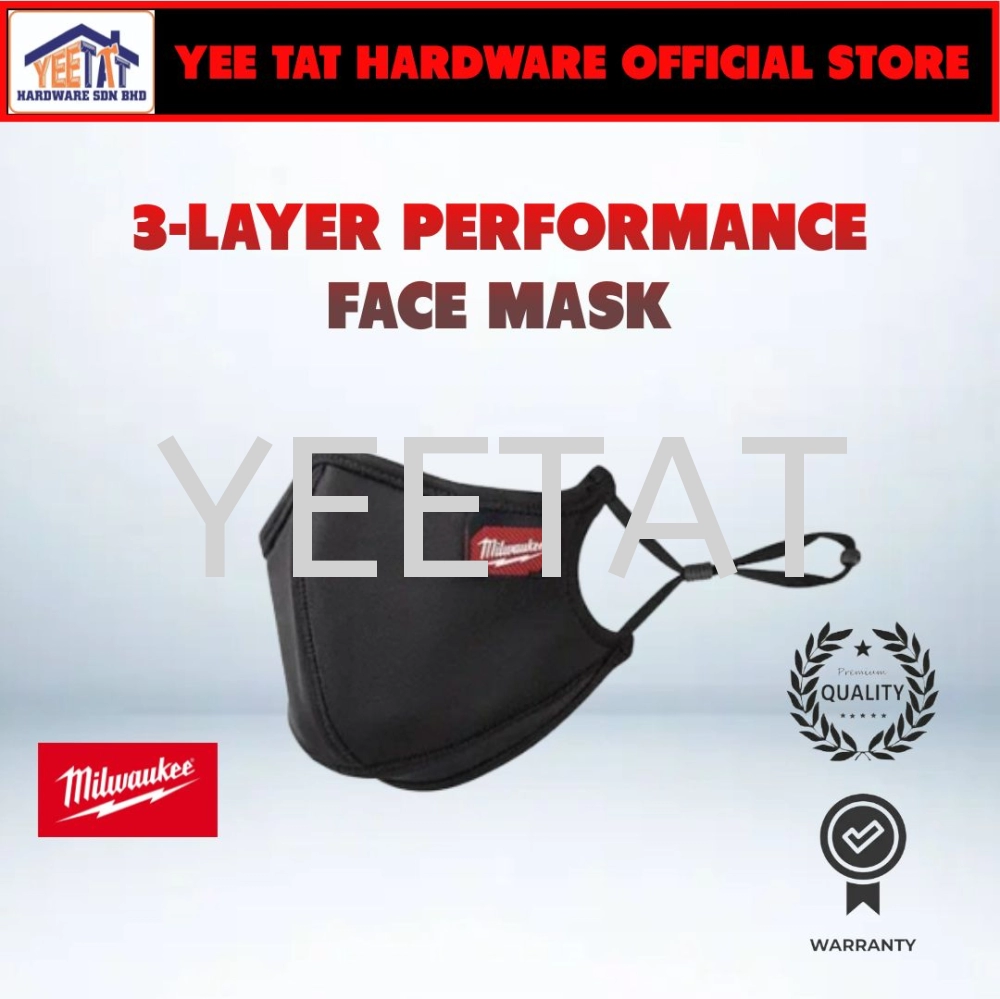 [ MILWAUKEE ] 3-Layer Performance Face Mask (WASHABLE)