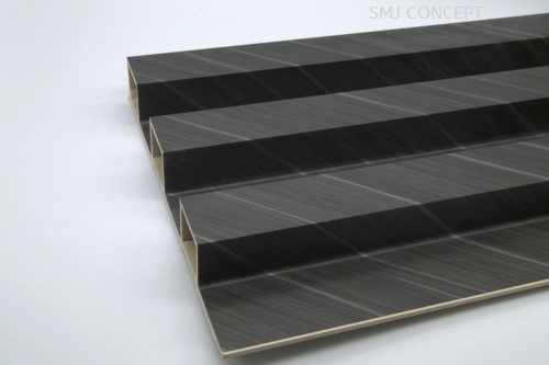 ES009 | 2900MM X 195MM X 28MM | BFC FLUTED PANEL E-SERIES | METEOR RAIN DARK