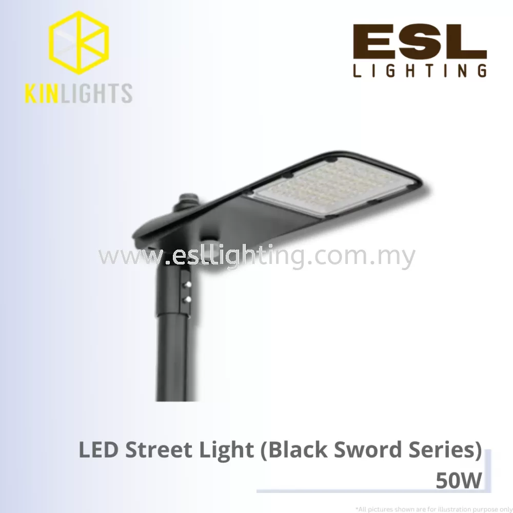 KINLIGHTS LED Street Light Black Sword Series 50W - SL13-JL-GW IP66