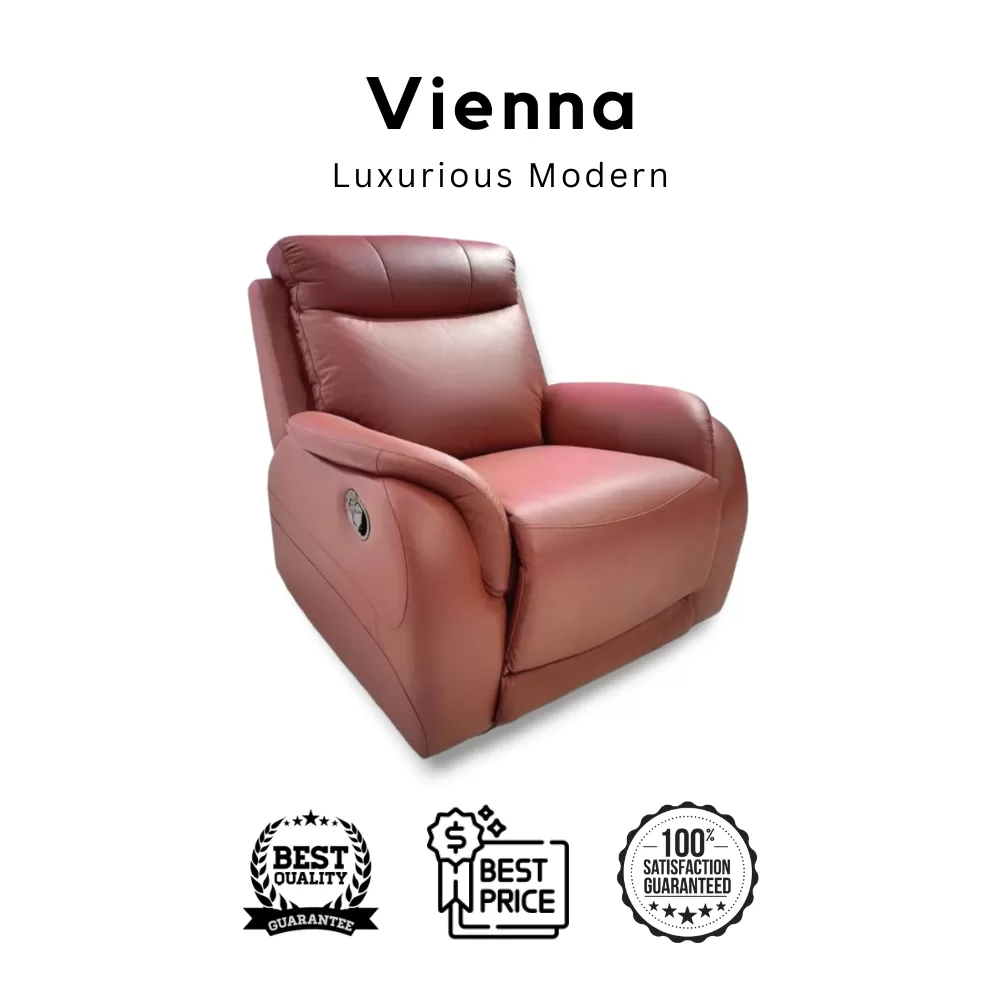 Vienna One Seater Sofa Recliner Designer