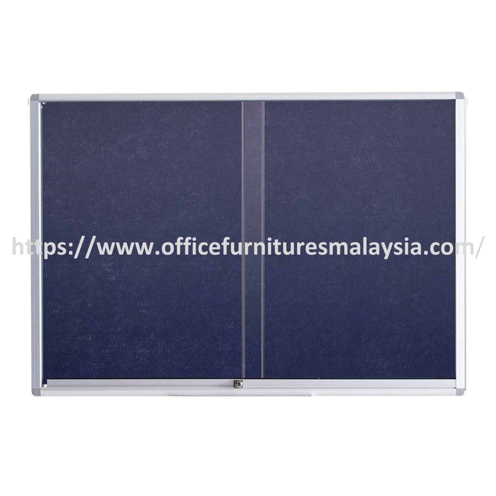 3 ft x 6 ft Sliding Glass Door With Notice Velvet Board OFMVG36