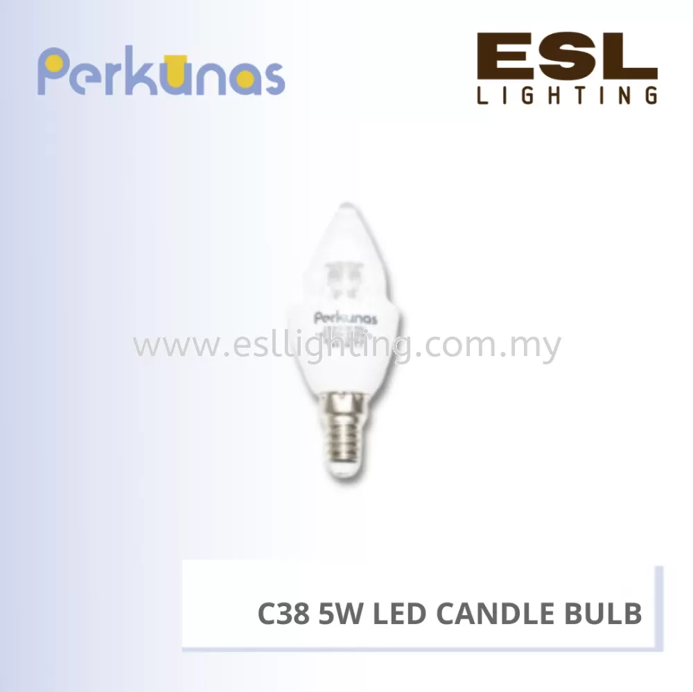PERKUNAS C38 5W LED CANDLE BULB