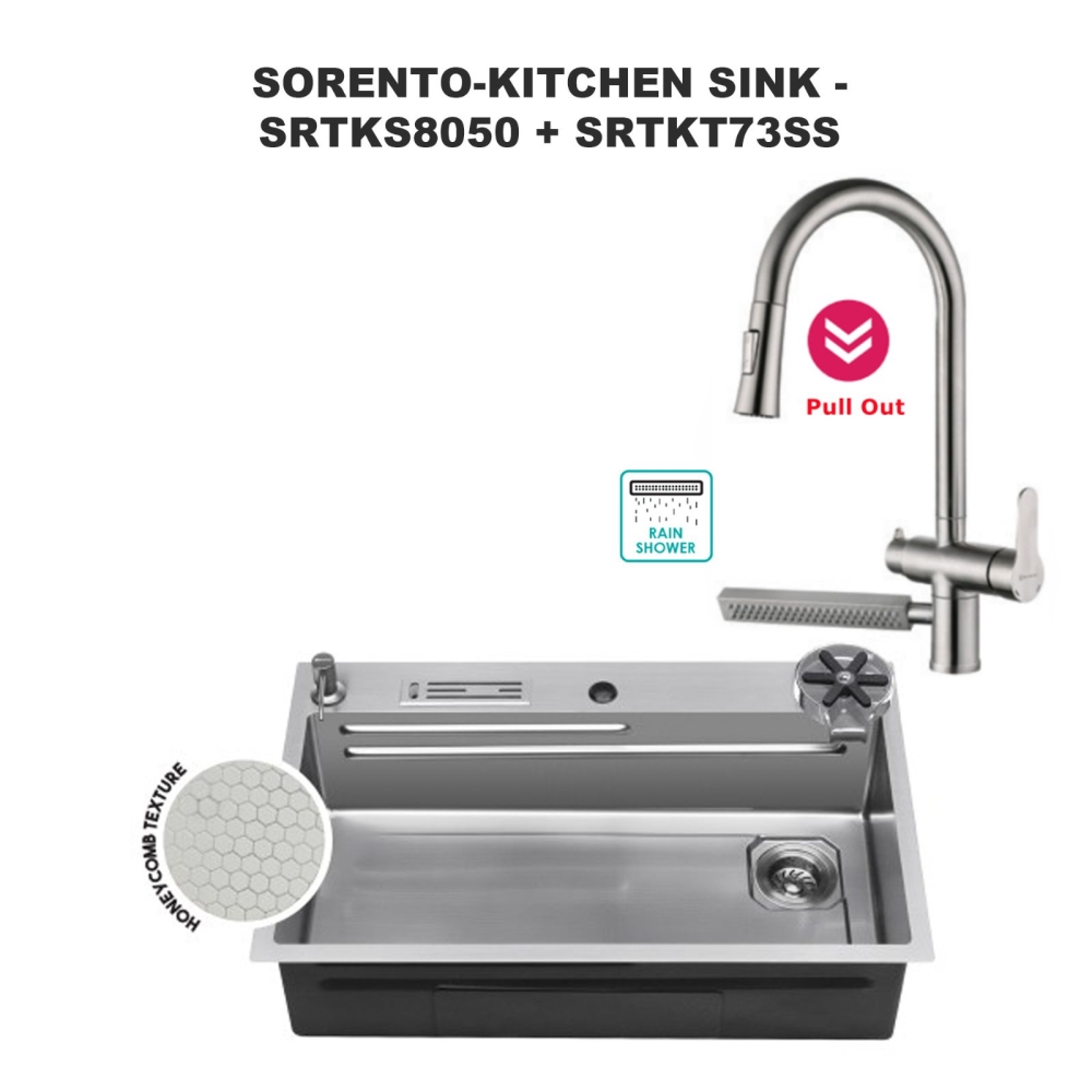 SORENTO KITCHEN SINK SRTKS8050 + SRTKT73SS