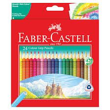 FABER CASTELL TRI COLOR PENCIL 24 COLOR