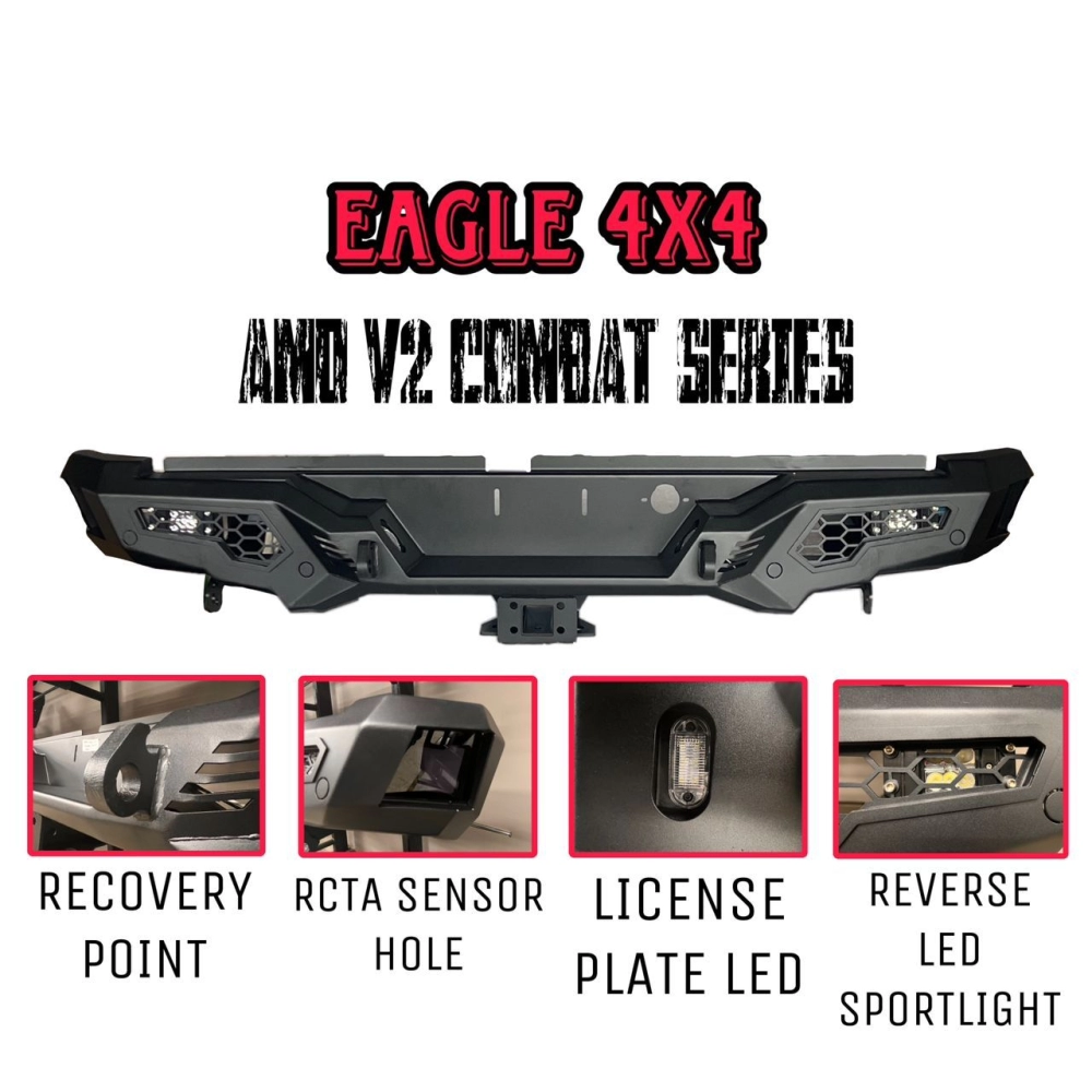 EAGLE 4X4 AMD V2 COMBAT SERIES REAR BAR