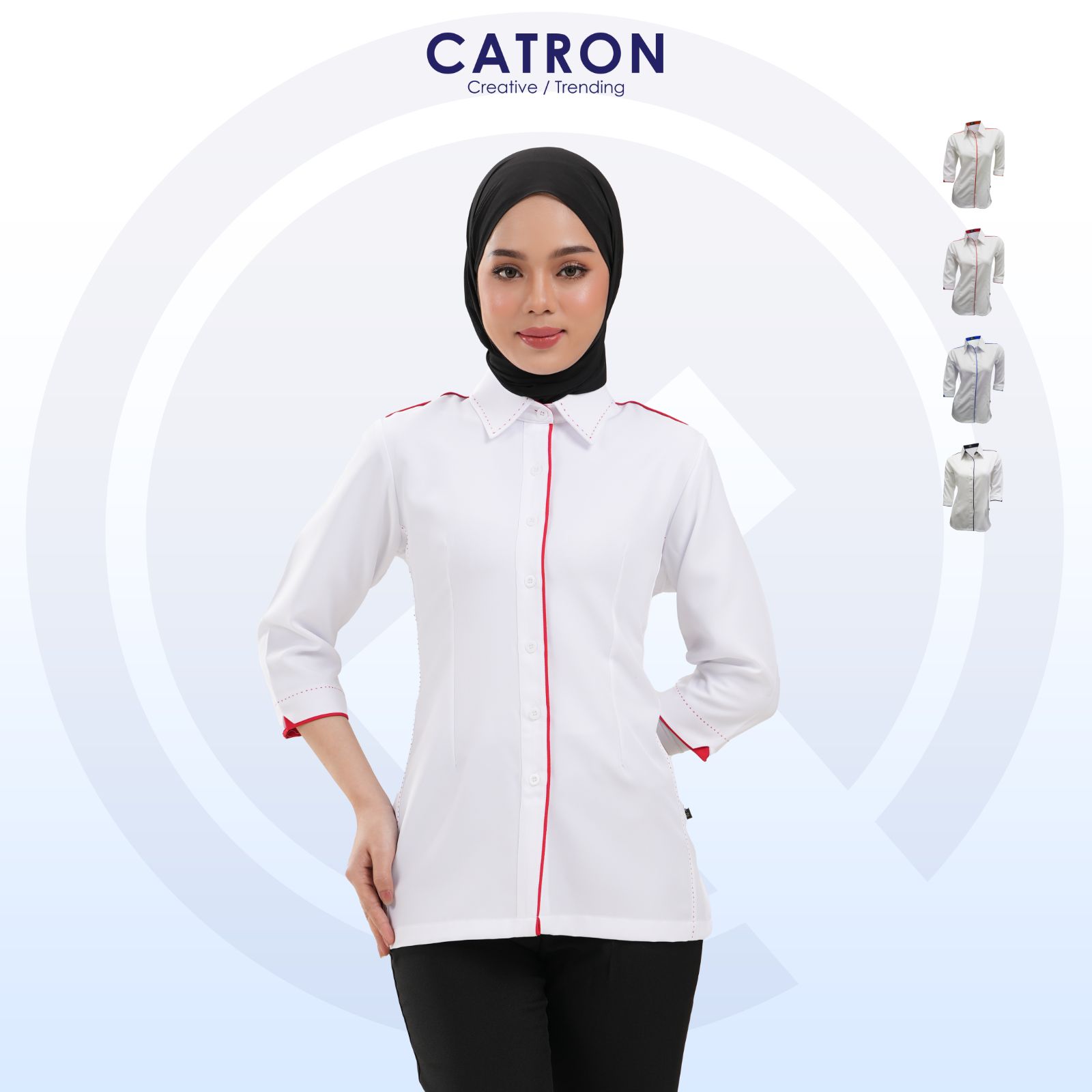 FP 911 Polysoft Ladies 3/4 Sleeve Corporate Shirt