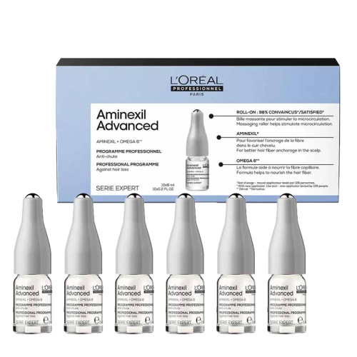 L’Oréal Professionnel Serie Expert Aminexil Advanced Dual-Action Scalp & Anti-Hair Loss Treatment 10 x 6ml