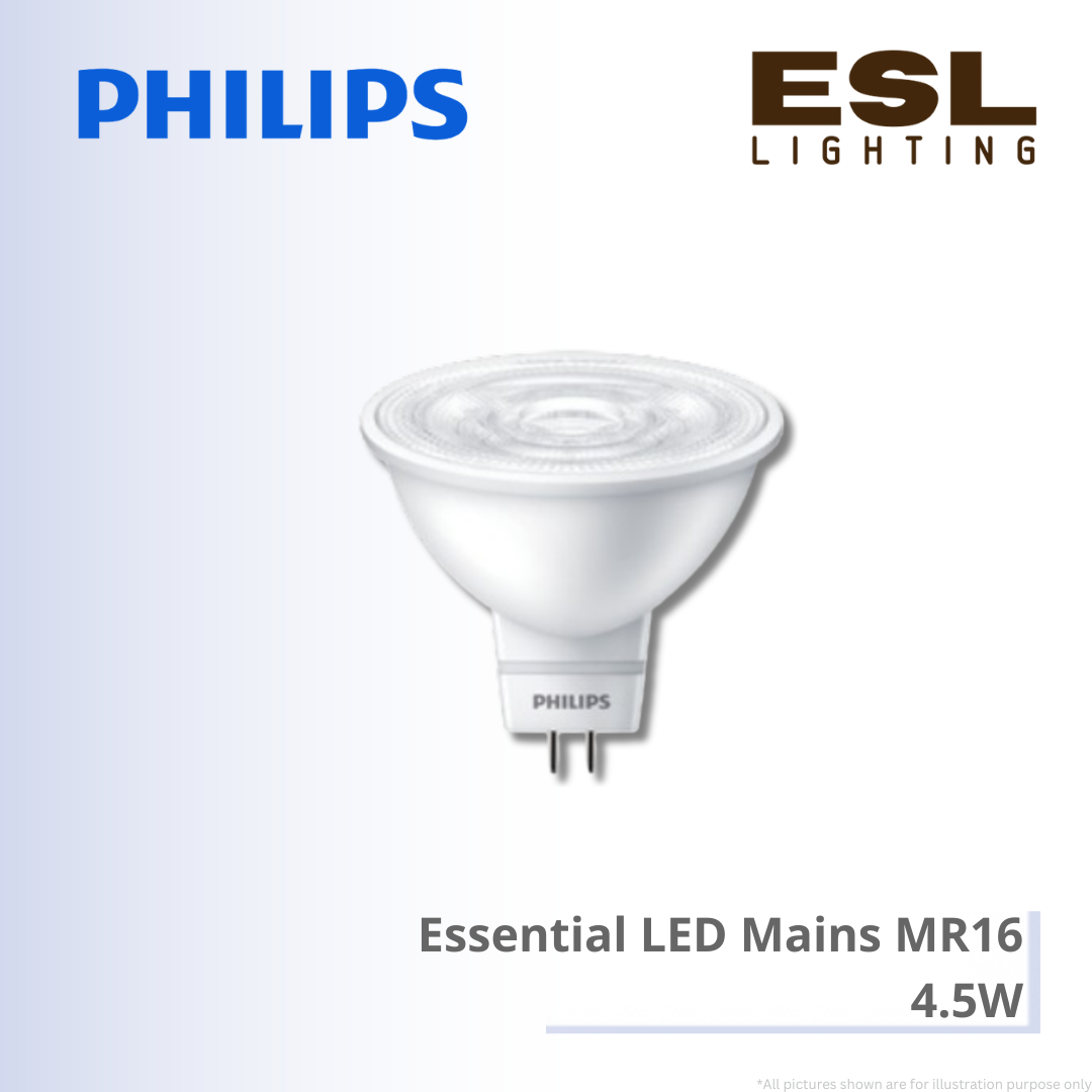 PHILIPS Essential LED Mins MR16 - 4.5W