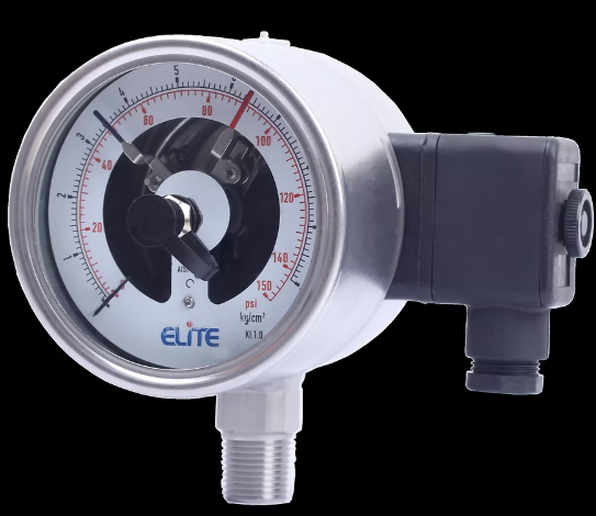 All SS Electric Contact Pressure Gauges P-27