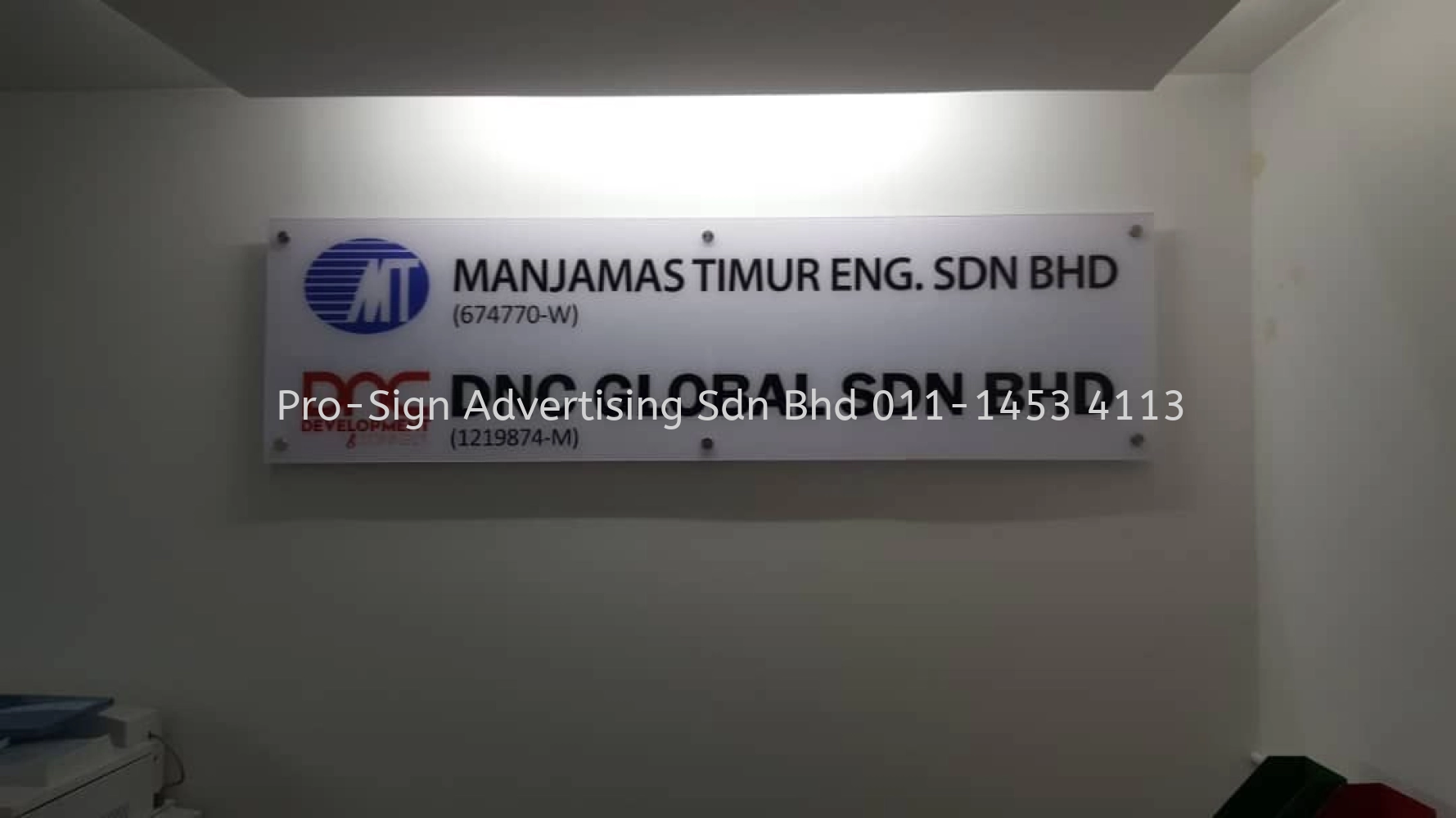 3D BOX UP INDOOR SIGNAGE (HITEJINRO, KL, 2018) ACRYLIC PANEL SIGNAGE ...