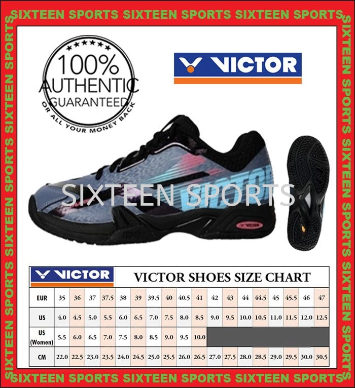 Victor Thunder HC Badminton Shoes (Neutral Grey/ Black) 
